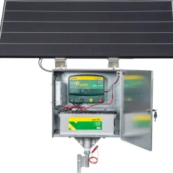 P6000 avec boîtier antivol+module solaire+batterie AGM 200Ah