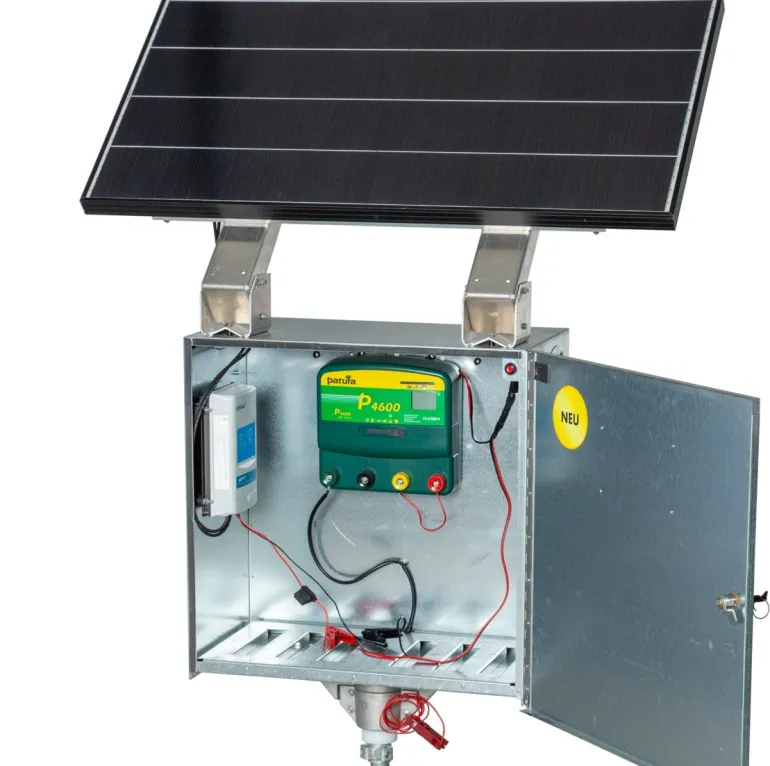 P4600 avec boîtier antivol+module solaire+batterie AGM 100Ah