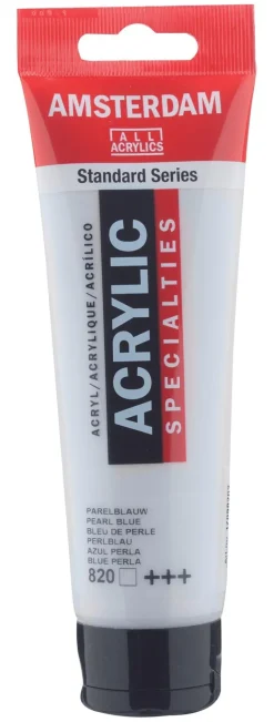 Peinture Acrylique Tube 120 ml Bleu de Perle 820