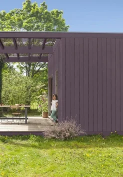 Peinture bois extérieur couleurs d'ici violine fumée 125ml