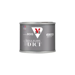 Peinture bois extérieur couleurs d'ici gris flotté 125ml V33