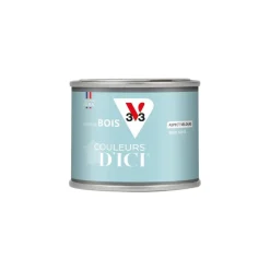Peinture bois extérieur couleurs d'ici bleu grisé 125ml V33