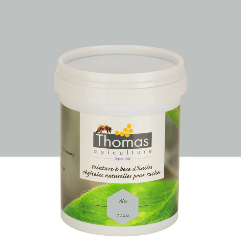 Peinture de protection aux huiles végétales 1L aluminium