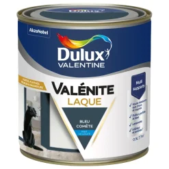 Peinture laque acrylique Valénite Bleu Comète Mat 0,5L