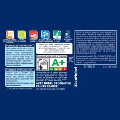 Peinture laque acrylique Valénite Noir Mat 125ml