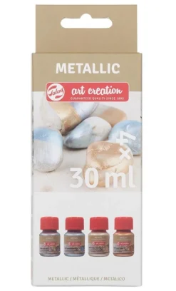 Peinture Métallique Set 4X30 ml Spécialités