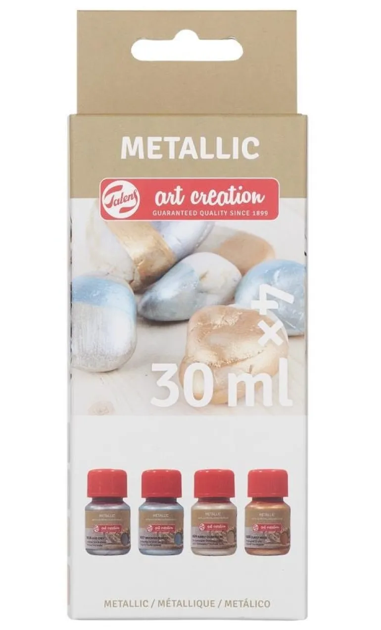 Peinture Métallique Set 4X30 ml Spécialités