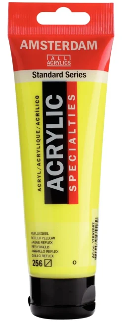 Peinture Acrylique Tube 120 ml Jaune Reflex 256