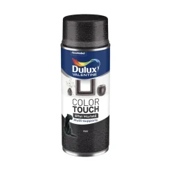 Peinture aérosol color touch effet martelé noir 400ml
