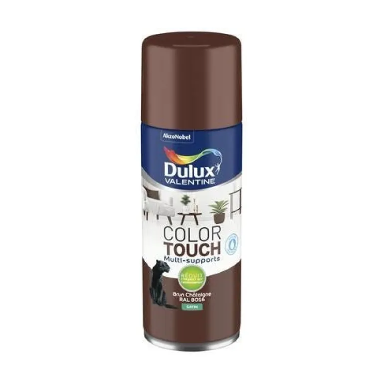 Peinture aérosol Color Touch Satin Brun Châtaigne 400ml