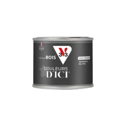 Peinture bois couleurs d'ici anthracite 7016 125ml V33
