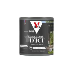 Peinture bois extérieur couleurs d'ici anthracite 7016 0,5L