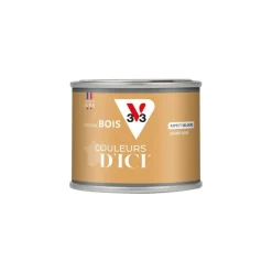 Peinture bois extérieur couleurs d'ici jaune ocré 125ml V33