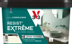 Peinture cuisine et bain Resist Extrême Bleu denim Vel 0,5L