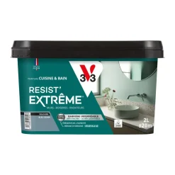 Peinture cuisine et bain Resist Extrême Bleu denim Vel 2L