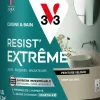 Peinture cuisine et bain Resist Extrême Vert gris Vel 0,5L