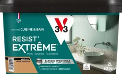 Peinture cuisine et bain Resist Extrême Terre de si. Vel 2L