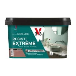 Peinture cuisine et bain Resist Extrême Ocre rouge Vel 2L