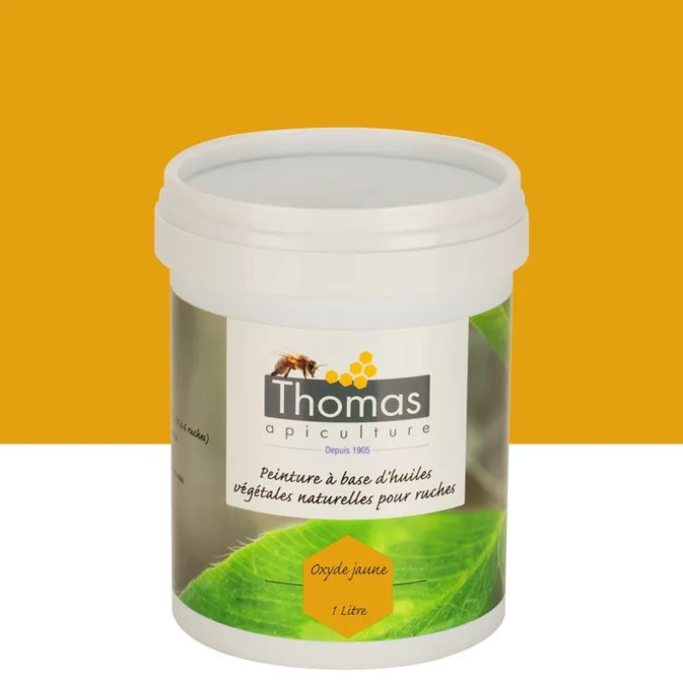 Peinture de protection aux huiles végétales 1L oxyde jaune