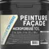Peinture façade microporeuse acrylique ton pierre mat 10L