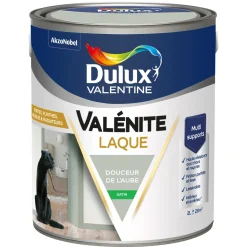 Peinture laq acrylique Valénite Douceur De L'Aube Satin 2L