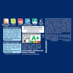 Peinture laque acrylique Valénite Blanc Satin 125ml