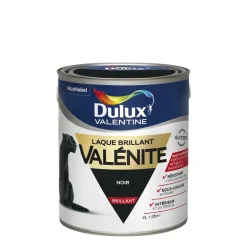 Peinture Laque Valénite Brillant Noir 2L
