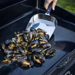Pelle à moules en inox