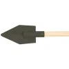 Pelle à praire 17 cm - manche 120 cm - acier noir