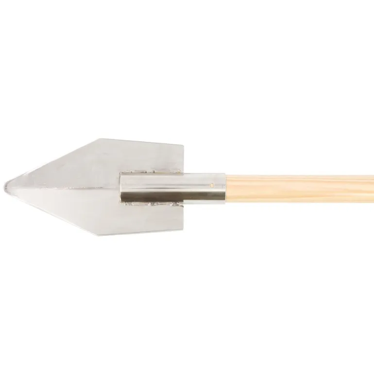 Pelle à praire 17 cm - manche 120 cm - inox
