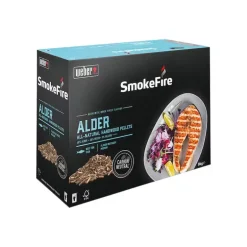 Pellets d'aulne 100% naturel boîte de 8kg WEBER