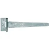 Penture anglaise acier brut zinguée 248/44x100 mm