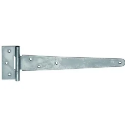 Penture anglaise acier brut zinguée 248/44x100 mm