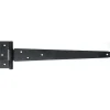 Penture anglaise acier noir 495/40x90x2,5 mm