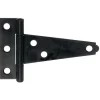 Penture anglaise légère acier noir 75x20x60 mm