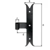 Penture milieu bout queue de carpe 250 Ø14mm