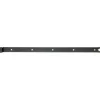 Penture queue de carpe zinguée noire 600/5 Ø14 mm