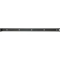 Penture queue de carpe zinguée noire 700/5 Ø14 mm