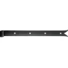 Penture queue de carpe zinguée noire 400/5 Ø14 mm