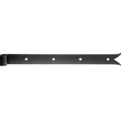 Penture queue de carpe zinguée noire 400/5 Ø14 mm