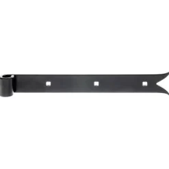 Penture queue de carpe zinguée noire 300/5 Ø14 mm