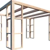 Pergola Ambre 4 x 3 m sans couverture