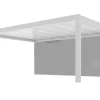 Pergola adossée motorisée Summer 6x4m blanc
