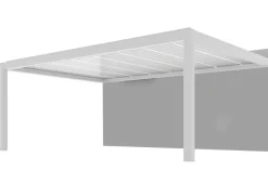 Pergola adossée motorisée Summer 6x4m blanc