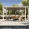 Pergola Ambre 4 x 3 m avec toile