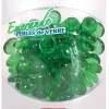 Perles de verre émeraude - 400g