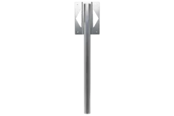 Pied aluminium à sceller 116 cm