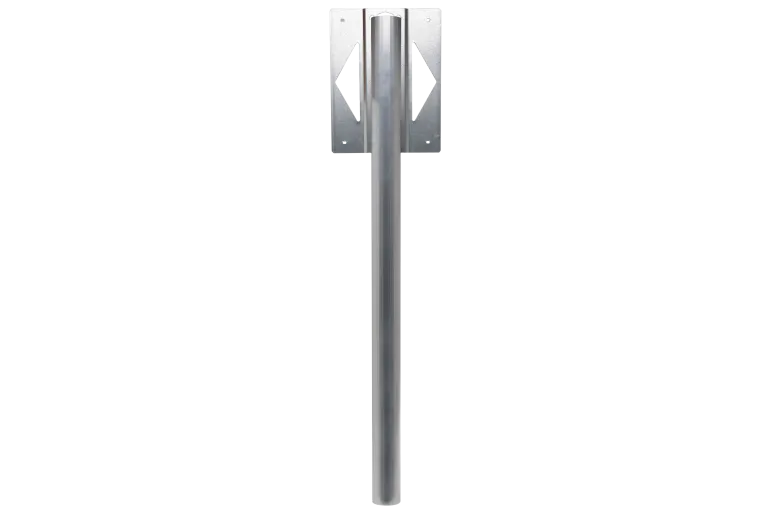 Pied aluminium à sceller 116 cm