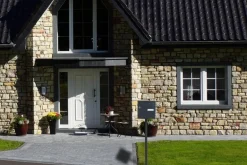 Pied aluminium à sceller gris anthracite