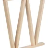 Pied de table 75x64x5,8 cm en pin massif - 2 positions
